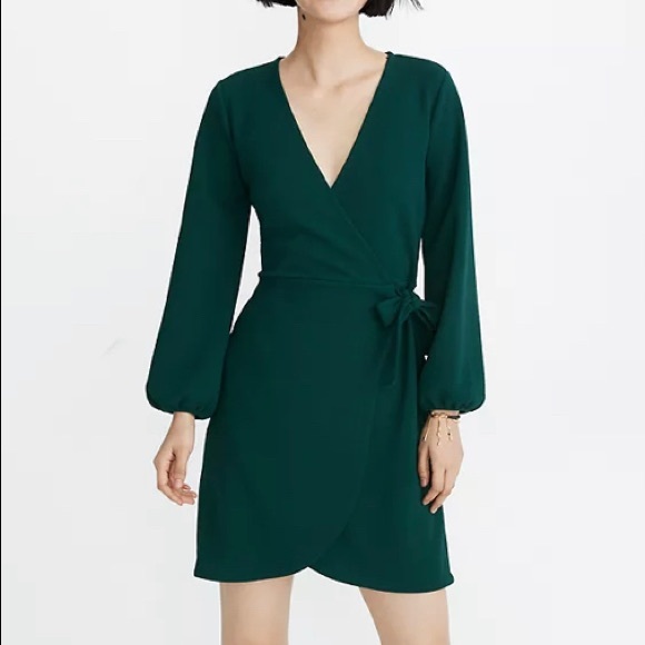 Madewell Texture & Thread Long-Sleeve Side-Tie Dress - Picture 1 of 12